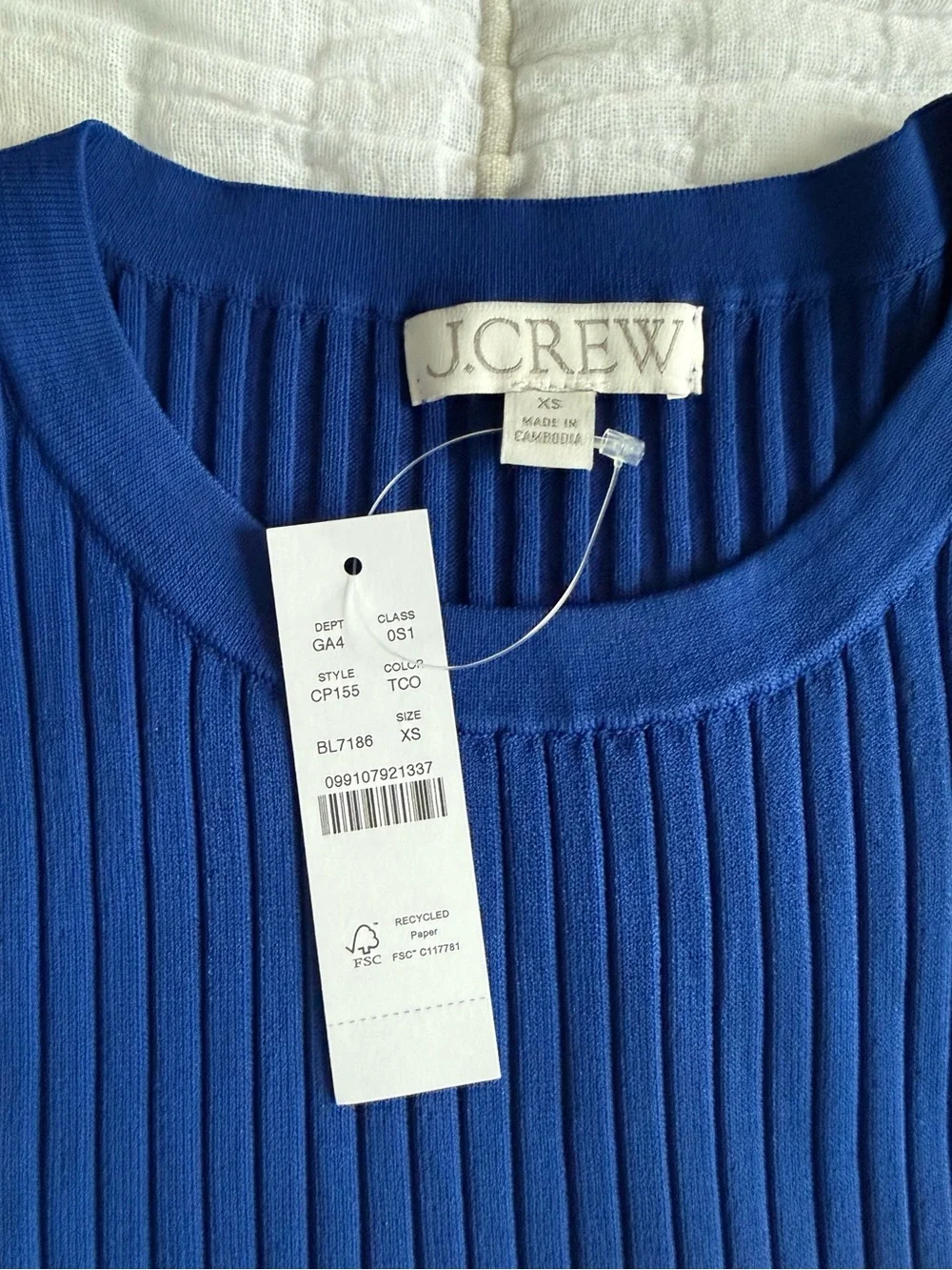 J. Crew Super-stretch Ruffle Sweater-dress - Picture 6 of 8